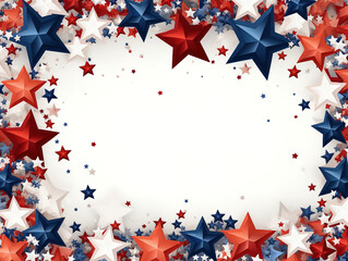 Fototapeta premium Excellent Usa background of star for 4th july independence day or other celebration