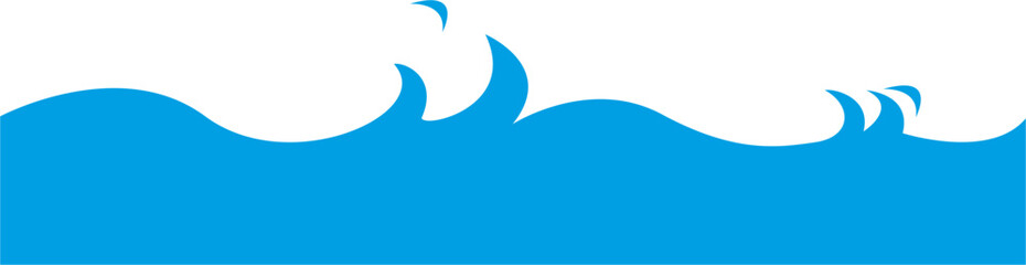blue water wave background