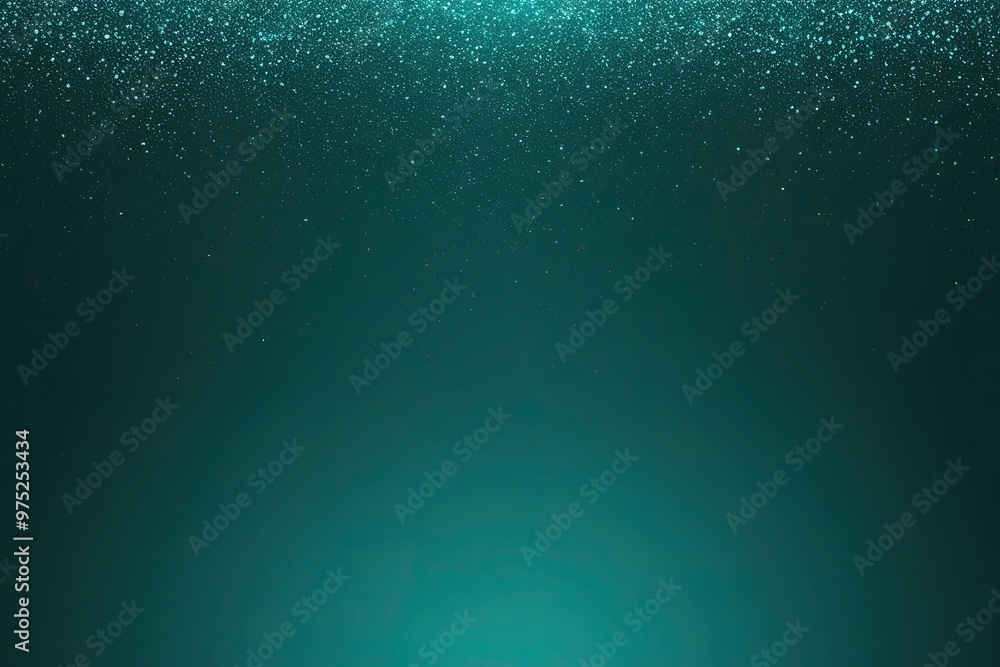 Poster vibrant teal gradient canvas with shimmering illumination and dark texture