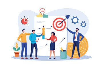 Strategic planning, plan to overcome difficulty or obstacle to reach goal or target, team brainstorm or competitor analysis