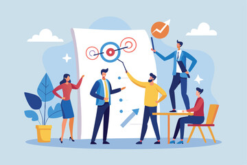 Strategic planning, plan to overcome difficulty or obstacle to reach goal or target, team brainstorm or competitor analysis