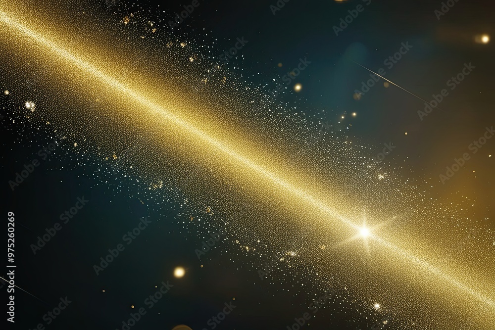 Poster radiant gold gradient glow on dark obsidian background with sparkling noise texture