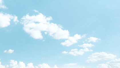 Sky blue with cloud background. Beautiful nature landscape background