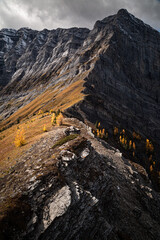 mountain trail in the mountains