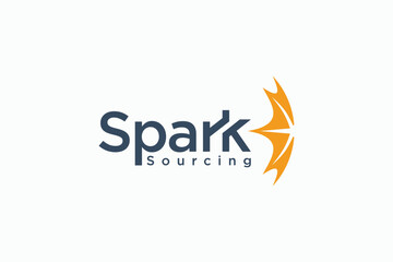 sparks logo design template