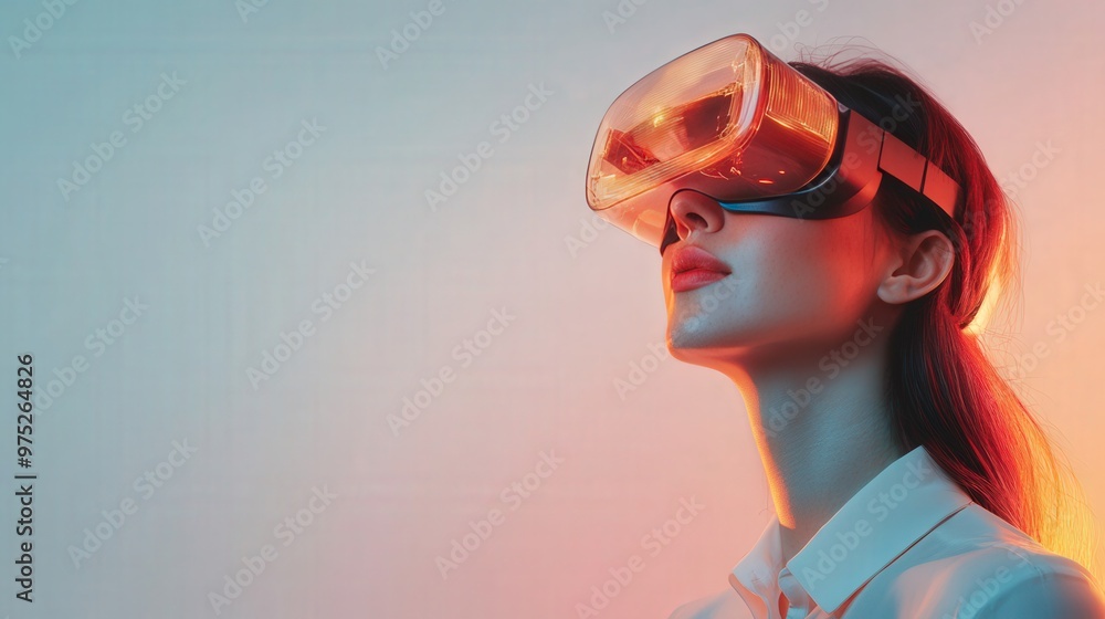 Poster exploring new horizons: a captivating look at virtual reality technology in action