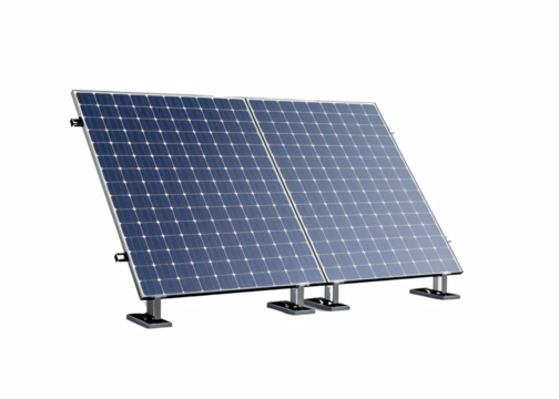 Two solar panels are shown side by side