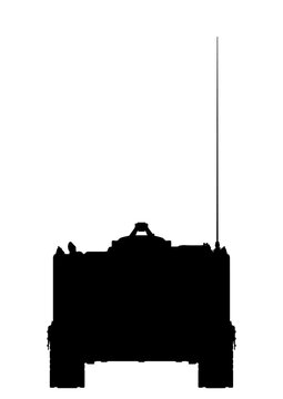 M113装甲兵員輸送車 M113 armored personnel carrier  正面