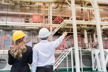 In the power plant industry, the collaboration between male and female engineer team members is...