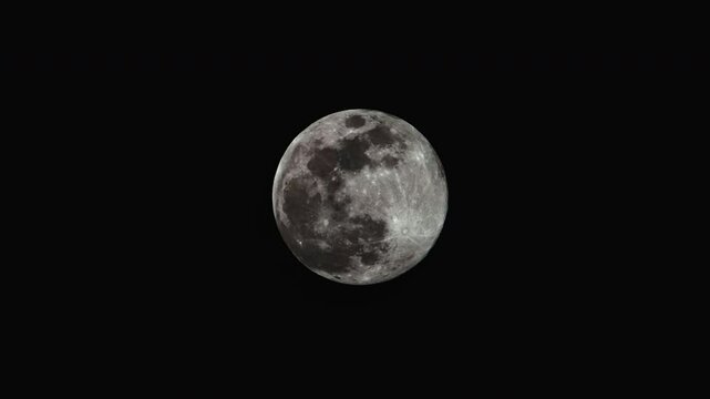 Full Moon through telescope