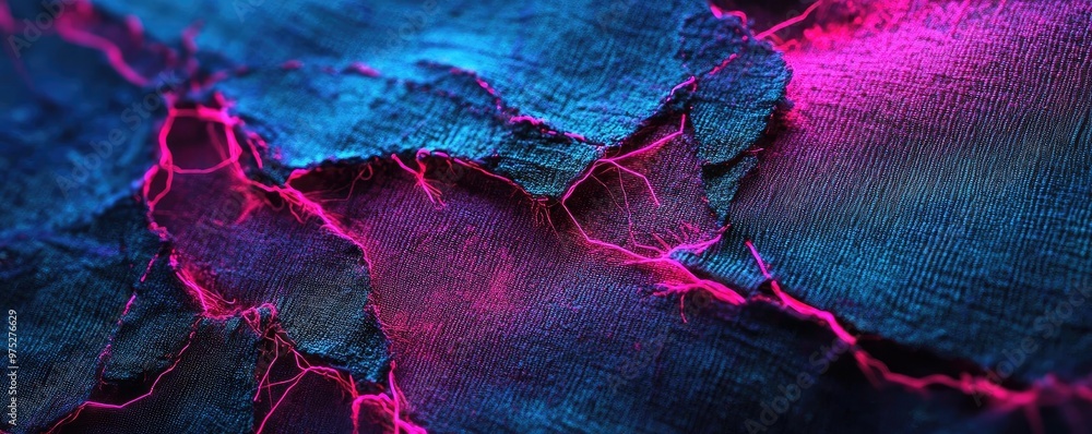 Poster dynamic abstract background featuring vibrant blue and pink lines on a textured surface, perfect for