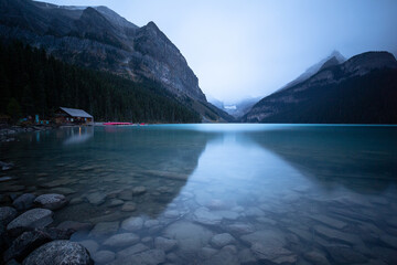 lake in the mountains