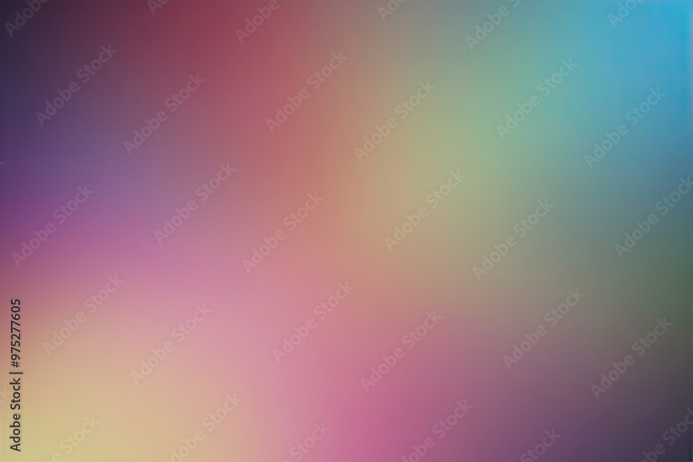 Poster 4k colorful retro gradient background with blurred noise effect
