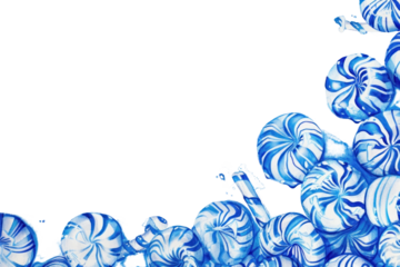 PNG Vintage drawing candy border graphics painting pattern.