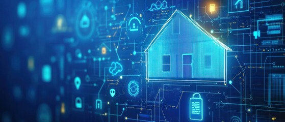 Smart Home Technology Concept