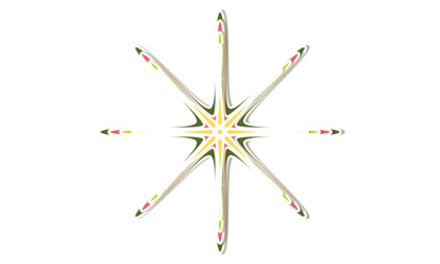 Abstract 3d star symbol background. vector illustration of a star. color paper. star icon vector design.
