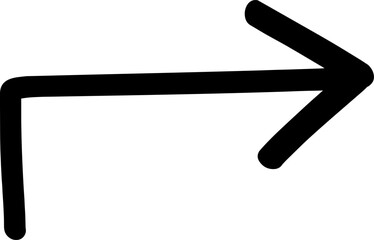 Black Arrow Direction Symbol