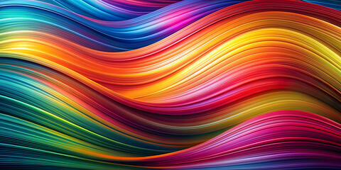 Obraz premium Abstract colorful wave background with vibrant and dynamic patterns, abstract, colorful, wave, background, vibrant, dynamic