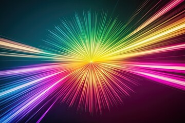 Vibrant Color Transitions and Radiant Luminescent Effects in Stunning Stock Image with Contrasting Background