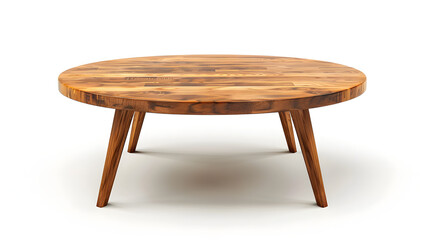 Coffee Table Isolated on White Background.