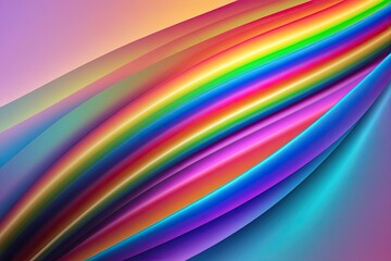 Obraz premium Vibrant 4K Abstract Rainbow Gradient Background with Subtle Noise Texture