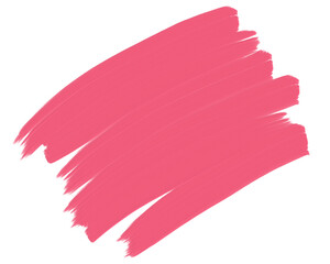 Brushstroke, Grunge brushes, oilpiant style stroke, Strokes of pink , color_brick isolated on transparent background