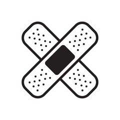 plaster icon design vector