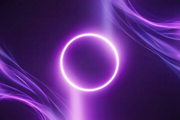 Obraz premium Ethereal Purple Light and Glow Effects for Eye-Catching Optic Overlay Designs