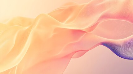 Obraz premium Subtle tech elements enhancing a muted soft gradient background