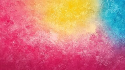 Abstract colorful background with red, yellow, blue, and pink.