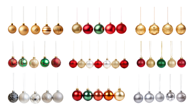 PNG Christmas bauble ornament, transparent background