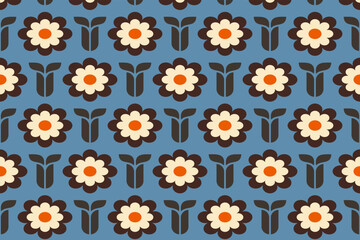 Fabric Prints' Beauty. Seamless Patterns with Mosaic Ornaments