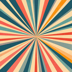 Radiant Sunburst Pattern: Dynamic Background Vector Illustration