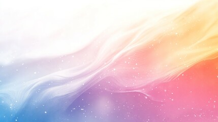 Abstract pastel background with white glitter.
