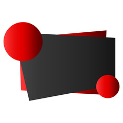 Black And Red Black Friday Sale Banner