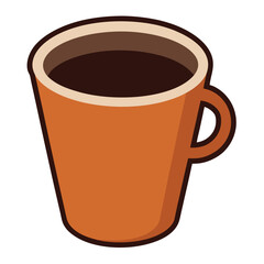Obraz premium Coffee cup logo icon vector illustration. 