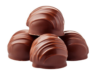 Delicious chocolate truffles stacked in a pyramid, perfect for desserts, gifts, or indulging in sweet cravings.