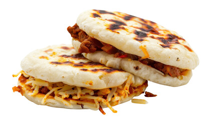 Arepas food on transparent background