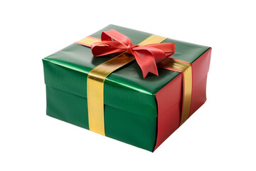 Obraz premium Gift Box with Red Bow