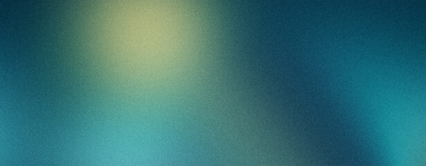Abstract green gradient background grainy texture. Banner background. Suitable for creative industry background.