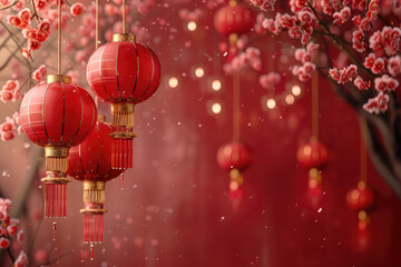 Chinese New Year Illustration Background