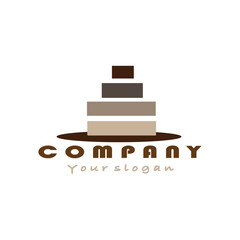 cake logo design .