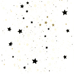 Obraz premium PNG Yellow star pattern night backgrounds.