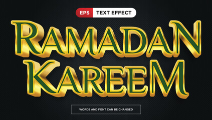 luxury ramadan kareen Text Effect