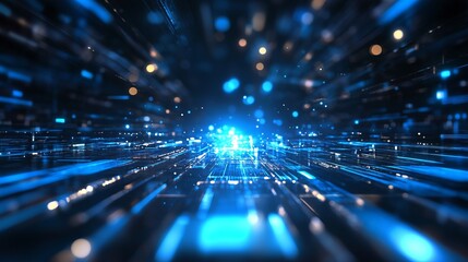 futuristic blue background for ads