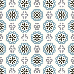 Fabric Prints' Beauty. Seamless Patterns with Mosaic Ornaments