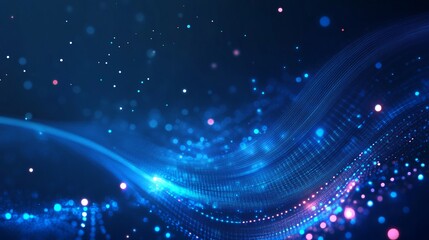 Obraz premium futuristic blue background for ads