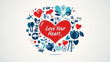 World Heart Day: Love Your Heart - Healthy Living Icons