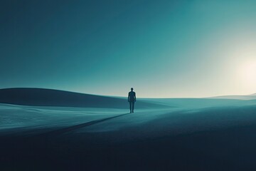 One of the Oneness. Minimalist Visual Artwork. HD. High Definition. Cinematic. frameless , ai