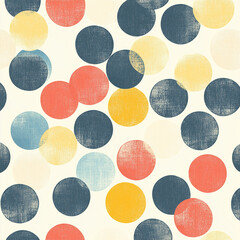 Random Polka Dot Pattern Background Vector Illustration: A Classic Reimagined